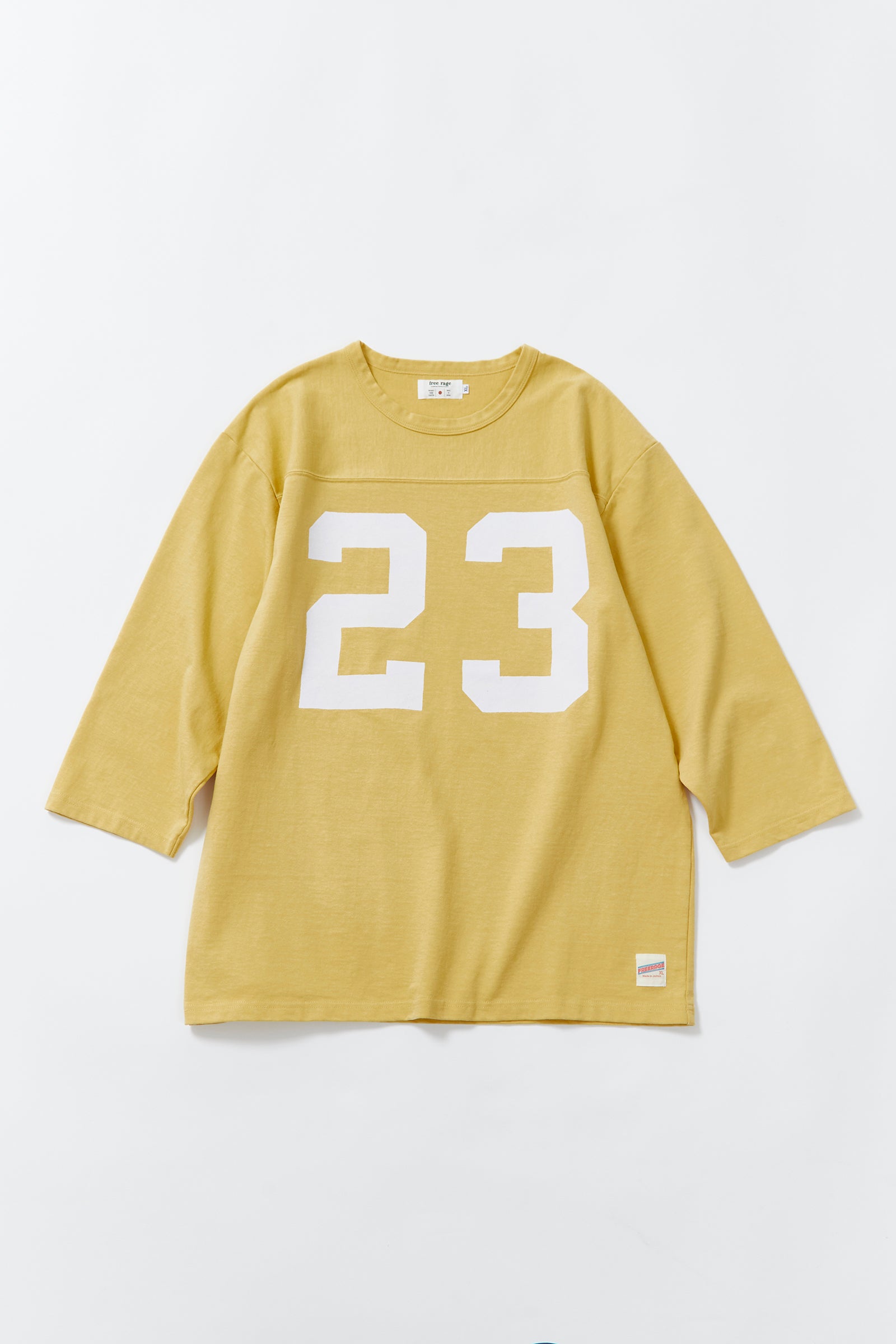 "23" フットボール七分袖Tee