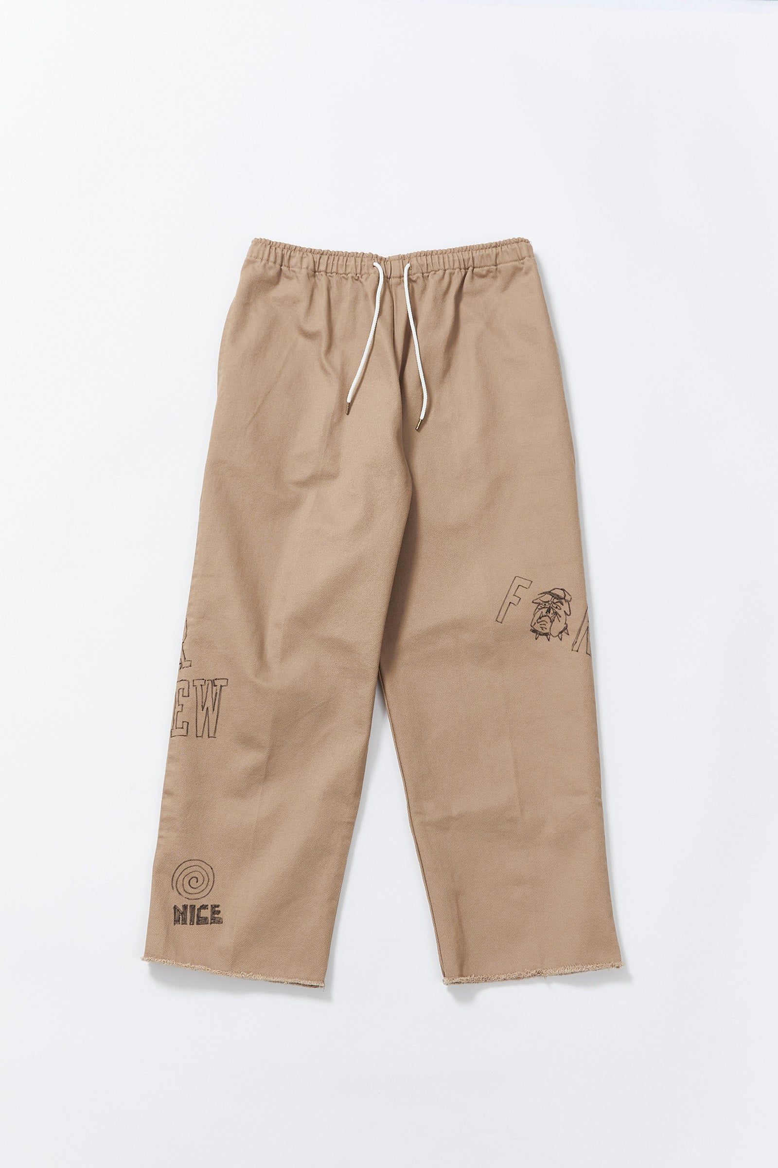 "Doodle" Ruff&Tuff イージーパンツ - Hand Paint -