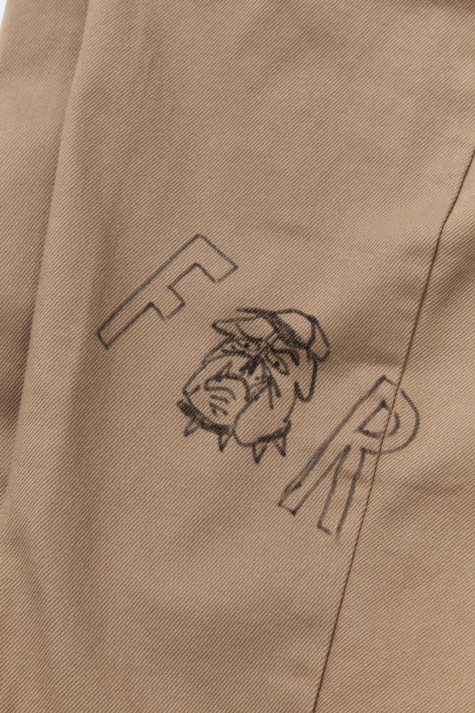 "Doodle" Ruff&Tuff イージーパンツ - Hand Paint -