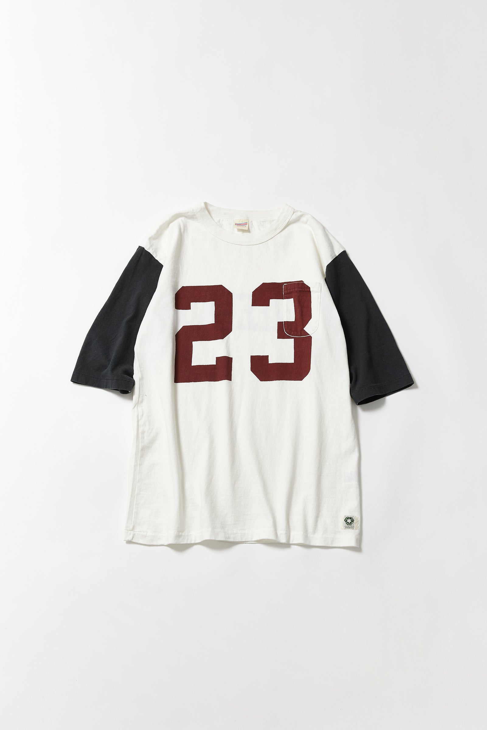"No.23" ルーズフィットリサイクルコットンTee