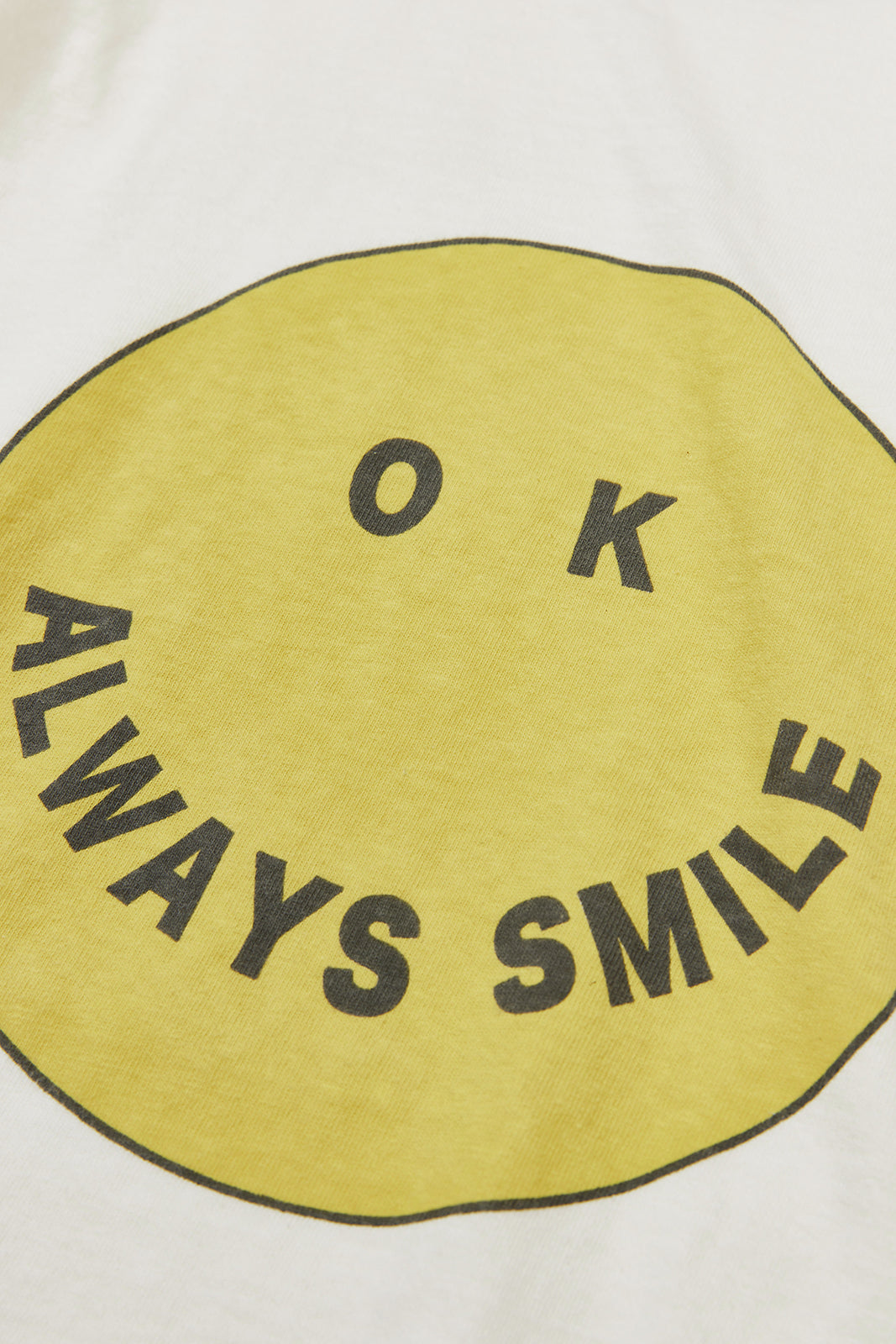 【サンプル】"SMILE" リサイクルコットンリンガーTee