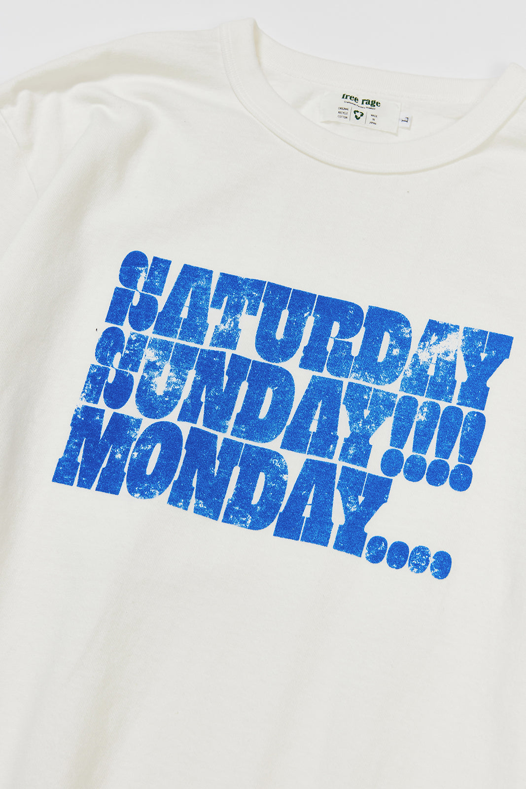 【サンプル】"WEEKEND vol.1" リサイクルコットンTee