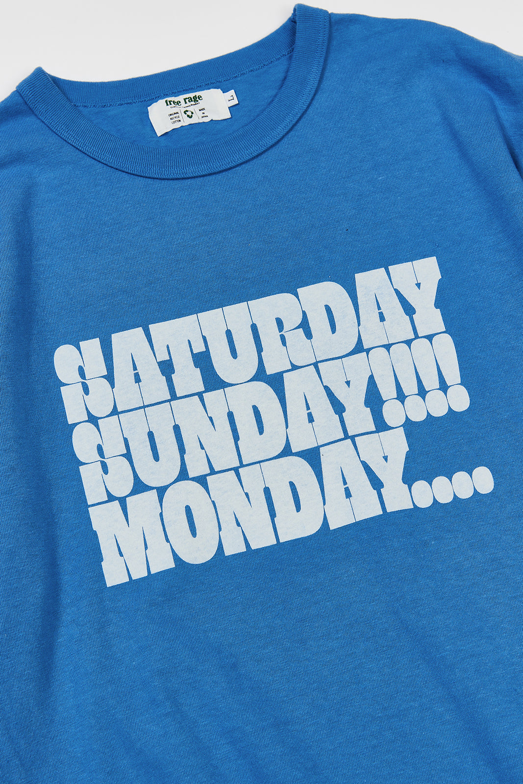 【サンプル】"WEEKEND vol.1" リサイクルコットンTee
