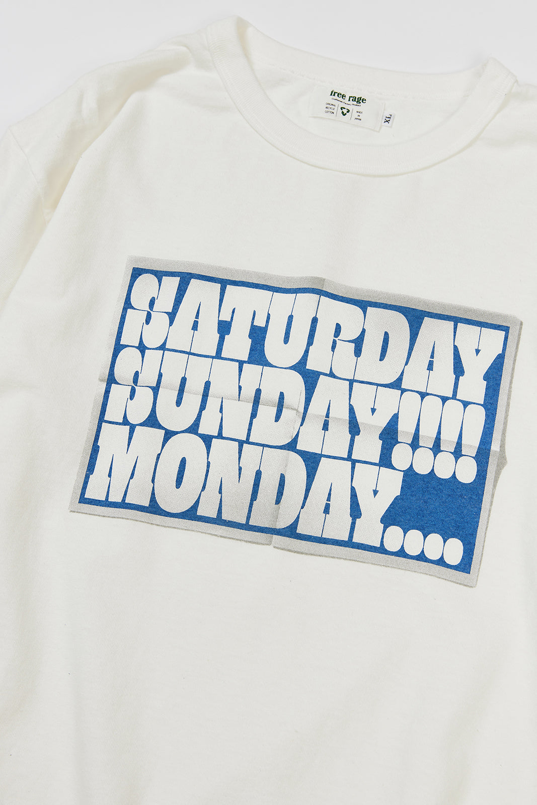 【サンプル】"WEEKEND vol.2" リサイクルコットンTee