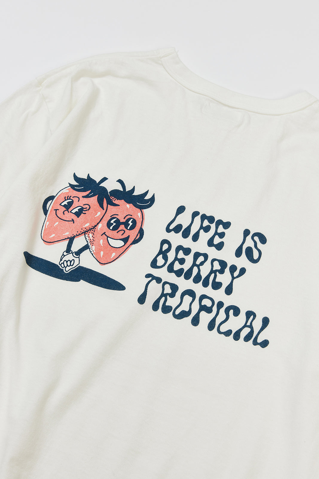 【サンプル】"TROPICAL BERRY " リサイクルコットンTee