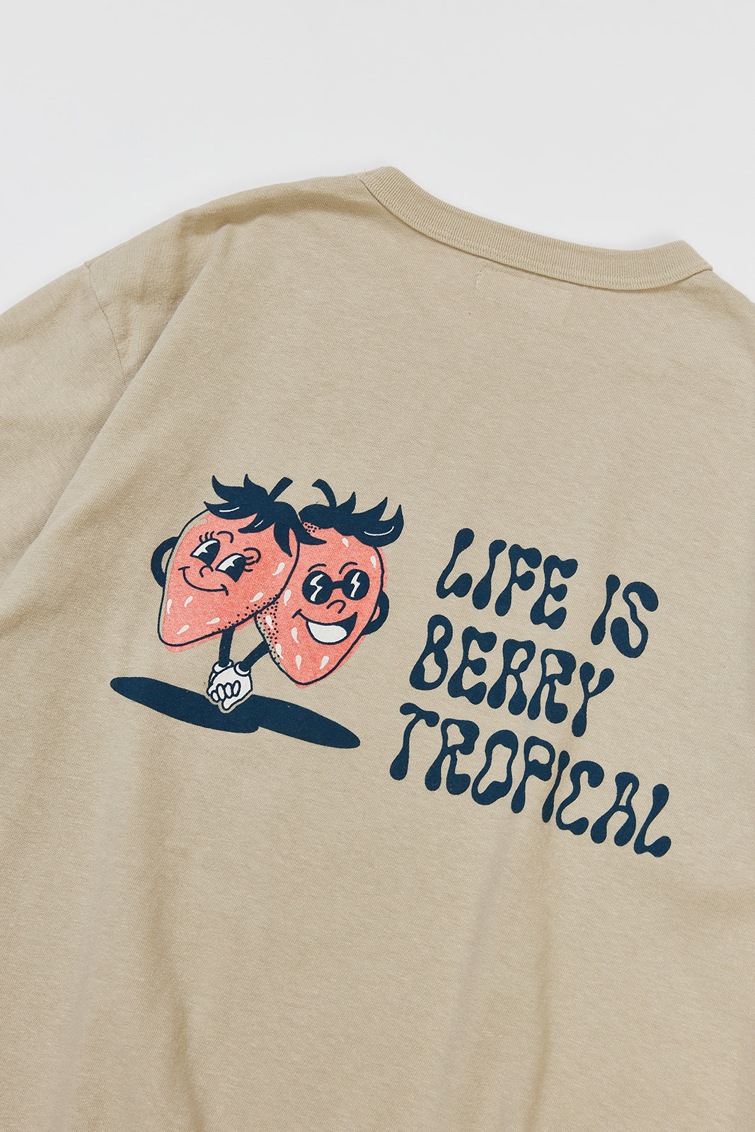 【サンプル】"TROPICAL BERRY " リサイクルコットンTee