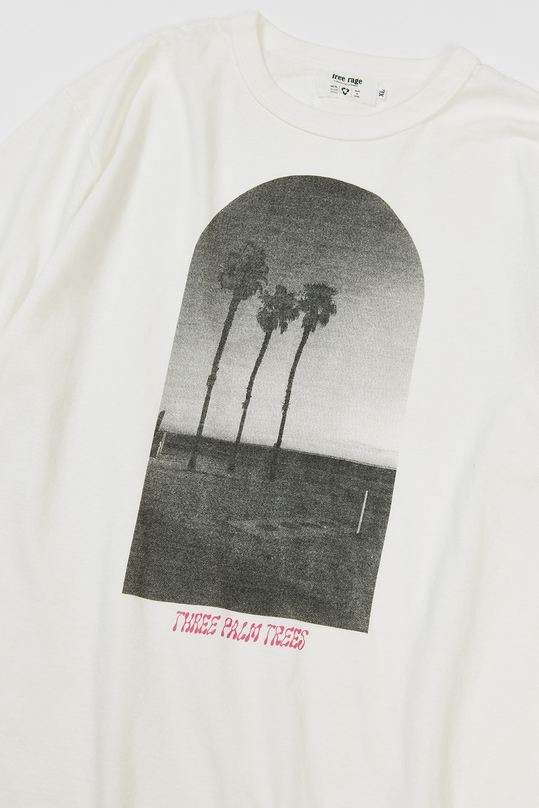 【サンプル】"THREE PALM TREE" リサイクルコットンTee