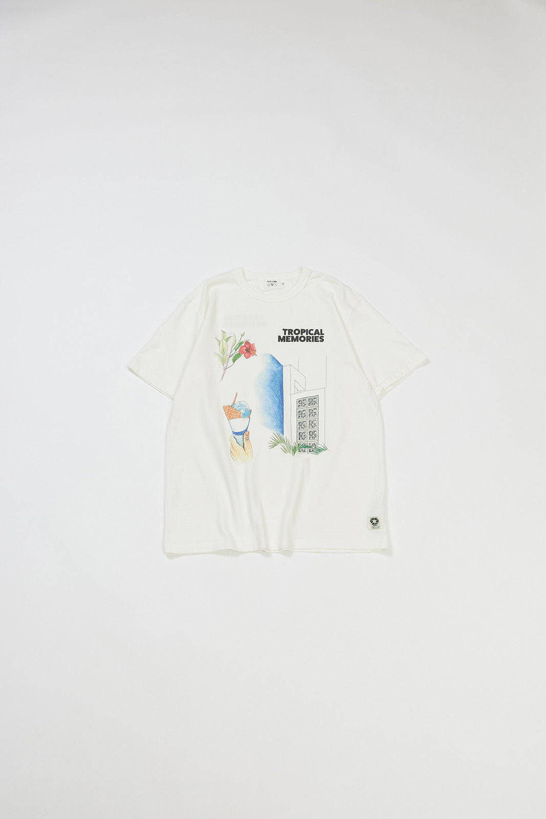 "TROPICAL MEMORIES " リサイクルコットンTee