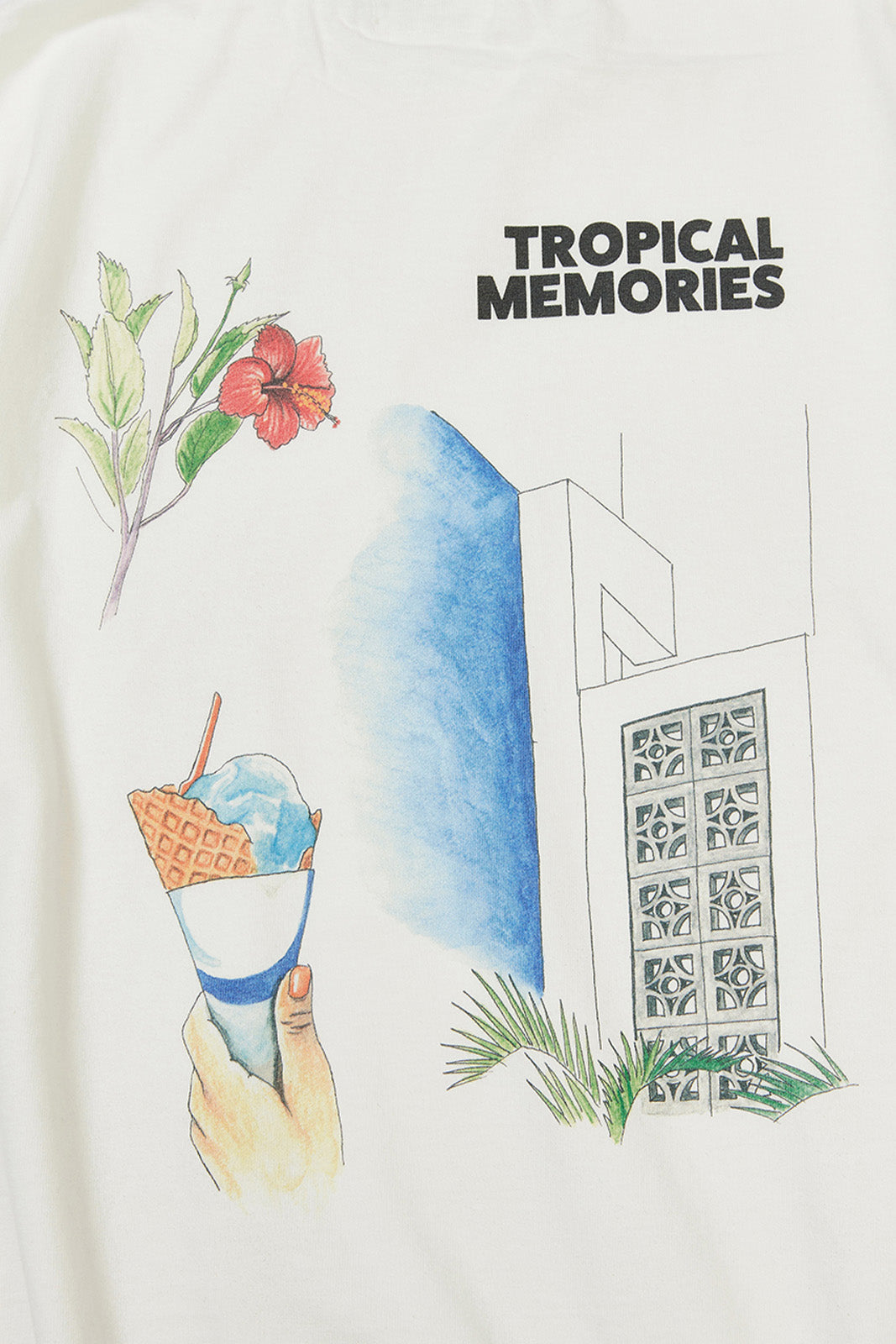 "TROPICAL MEMORIES " リサイクルコットンTee