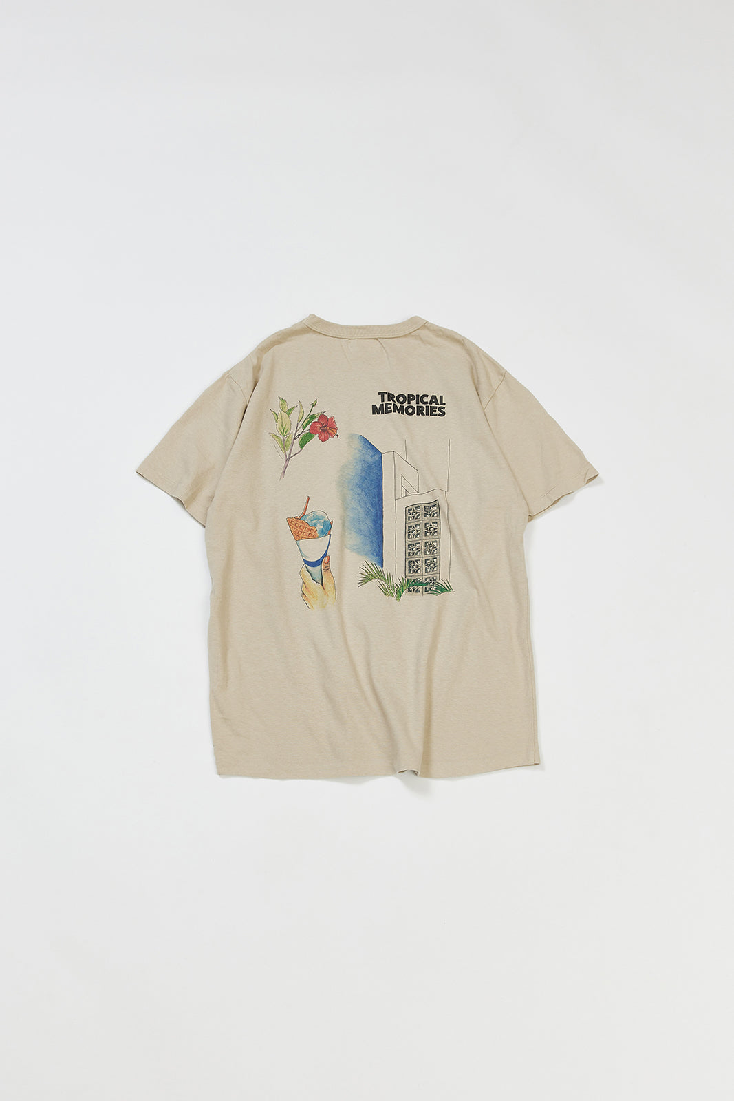 【サンプル】"TROPICAL MEMORIES " リサイクルコットンTee