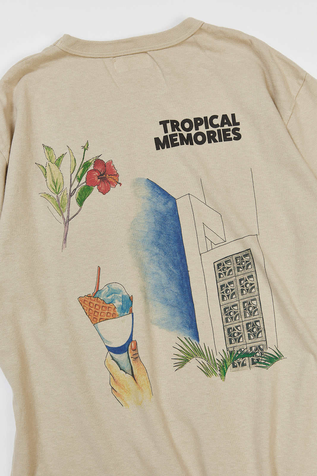 【サンプル】"TROPICAL MEMORIES " リサイクルコットンTee