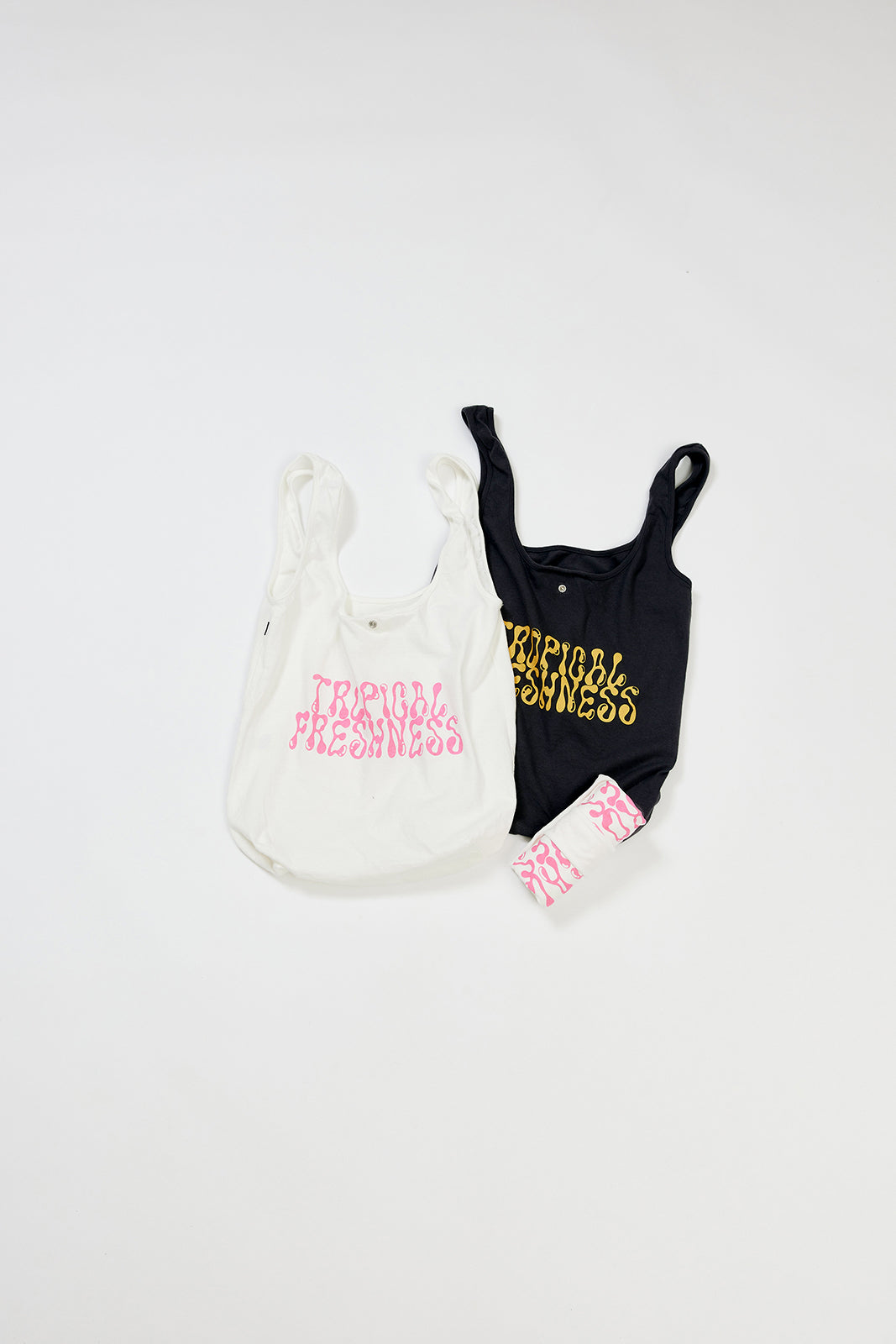 【サンプル】"TROPICAL FRESHNESS" リサイクルコットンエコバッグ