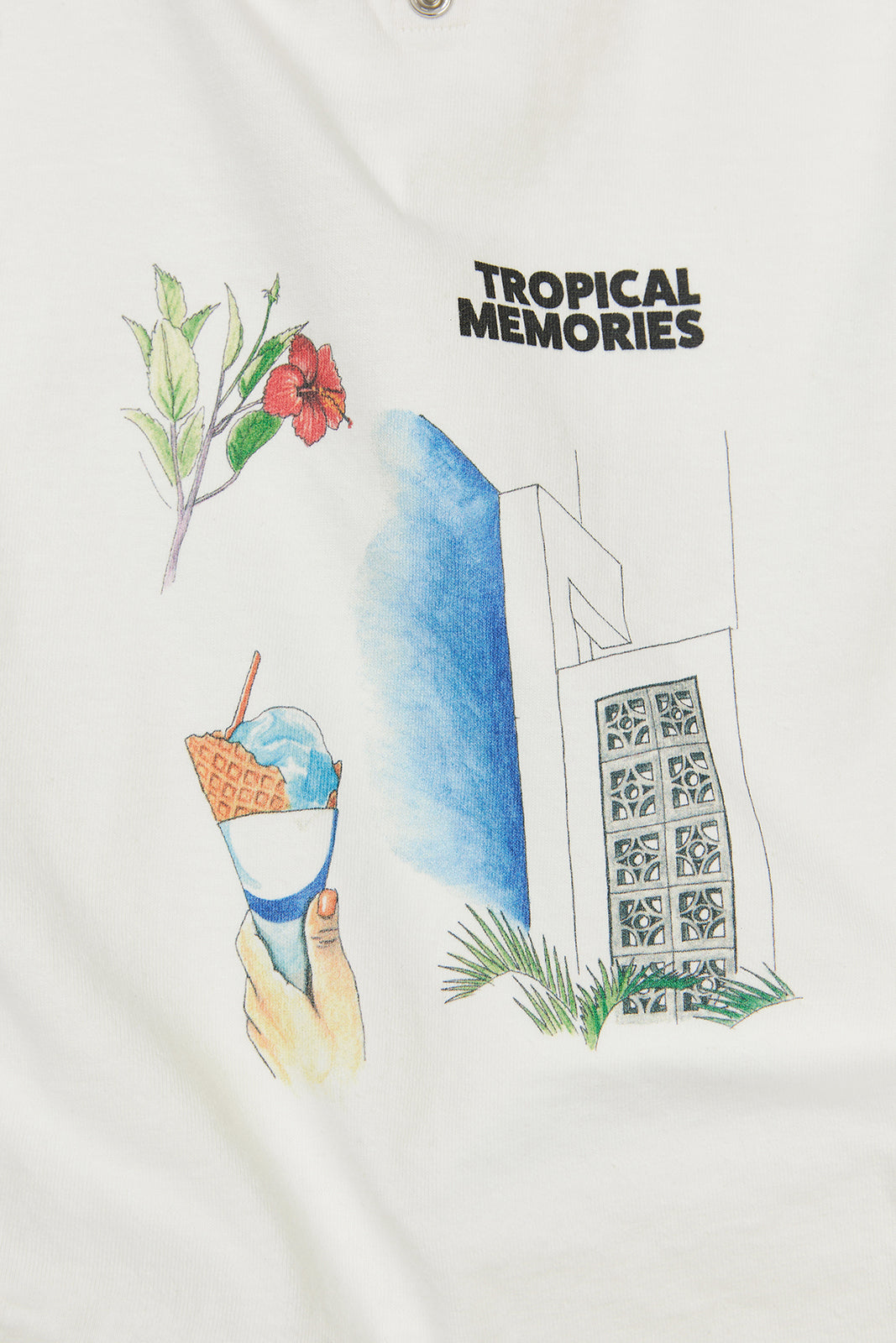"TROPICAL MEMORIES" リサイクルコットンエコバッグ