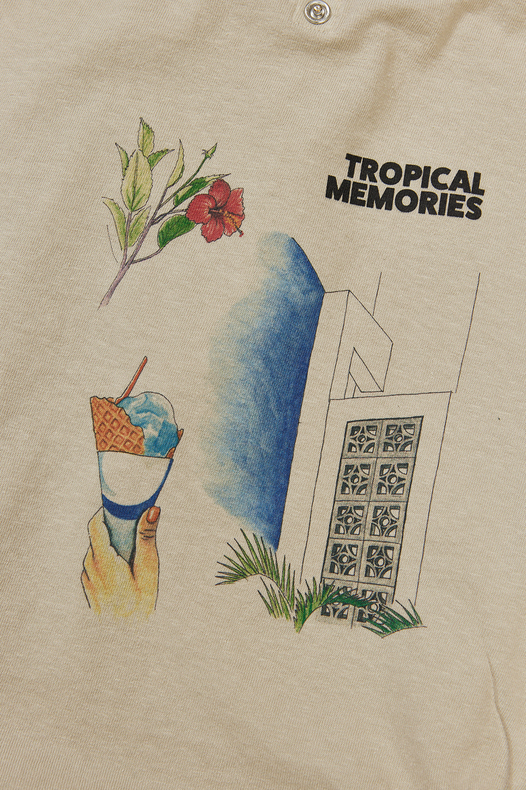 "TROPICAL MEMORIES" リサイクルコットンエコバッグ