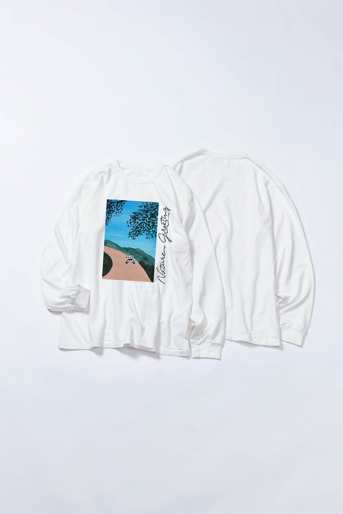予約商品・"Nature Greeting" 長袖Tシャツ
