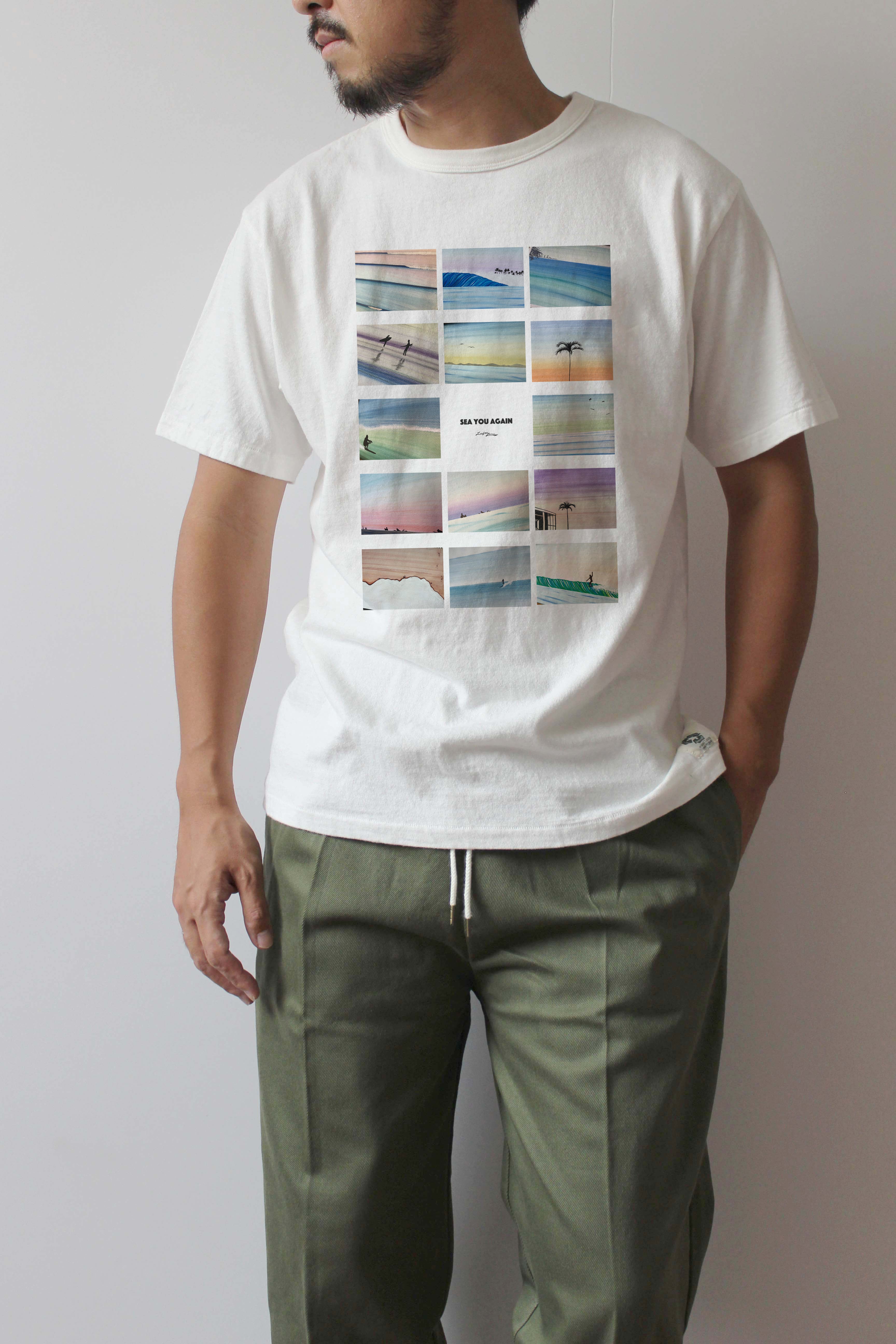 "SEA YOU AGAIN" リサイクルコットンTee (半袖)