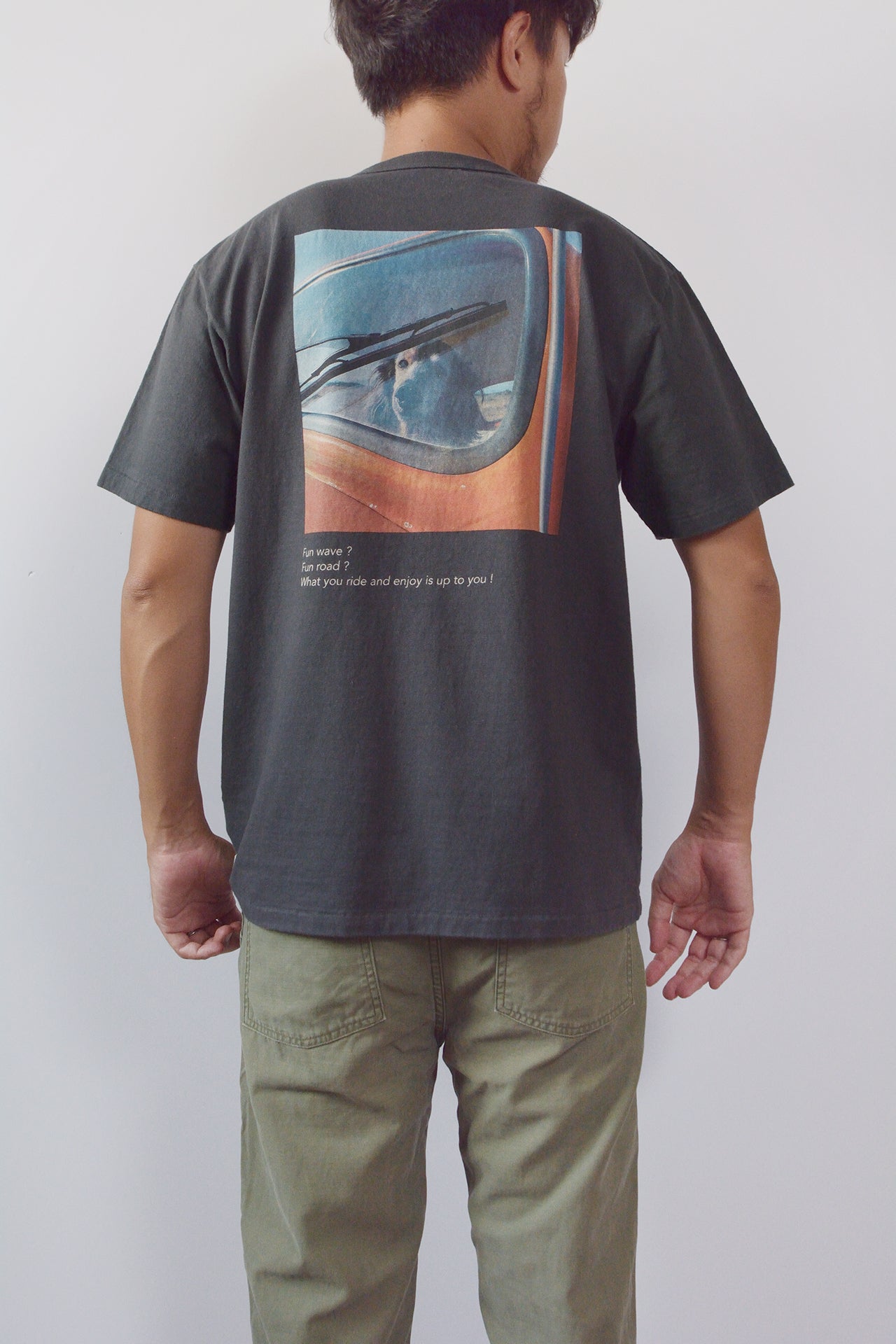 "愛車と愛犬" リサイクルコットンTee