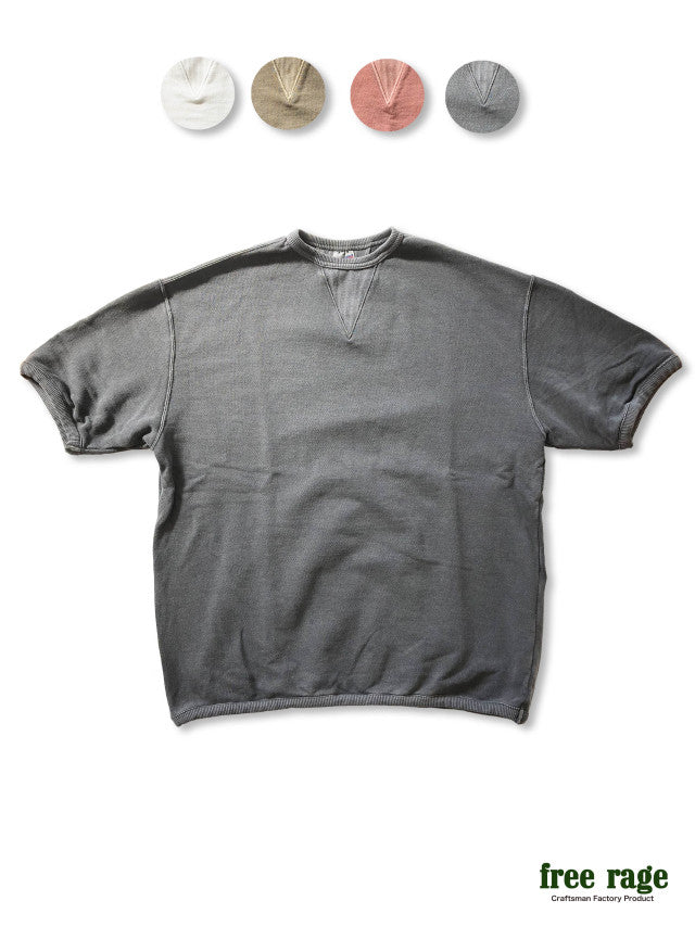 "Pigment Dye" 半袖スウェット