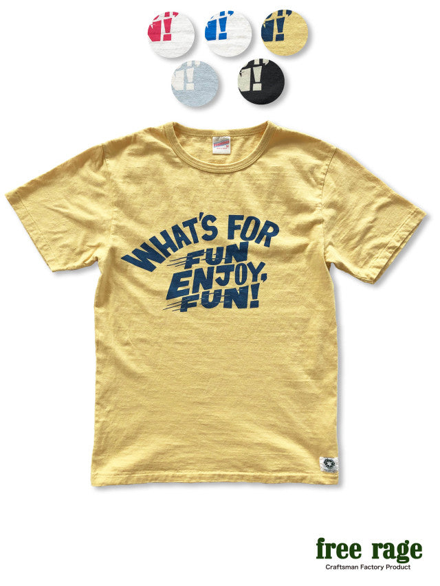 "FUN" リサイクルコットンTee