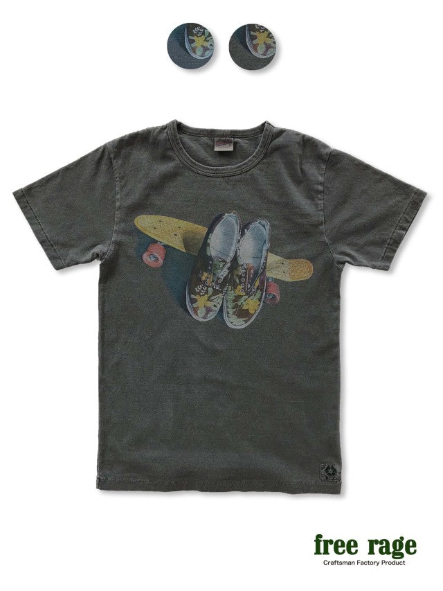 "ALOHA SHOES" リサイクルコットンTee