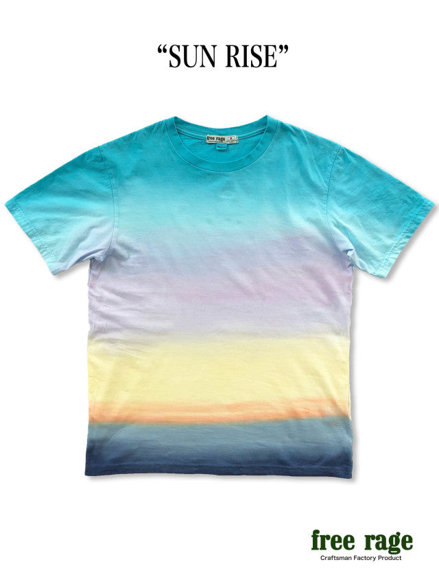 "SUNSET&SUNRISE Dyeing" ソフトコットンTee