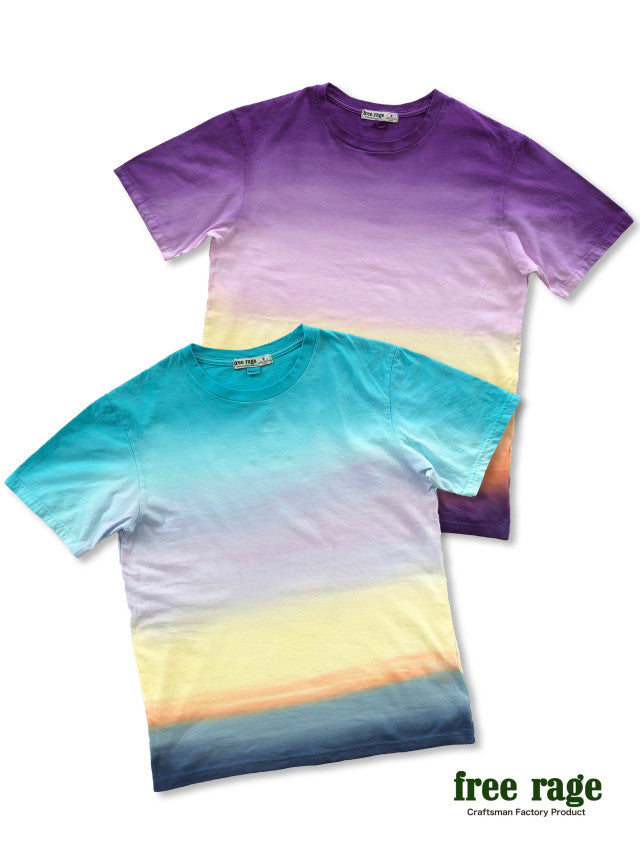 "SUNSET&SUNRISE Dyeing" ソフトコットンTee