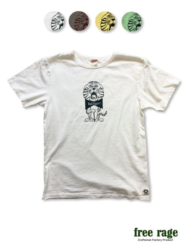 "Badtiger" リサイクルコットンTee