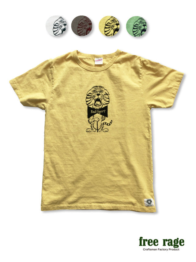 "Badtiger" リサイクルコットンTee