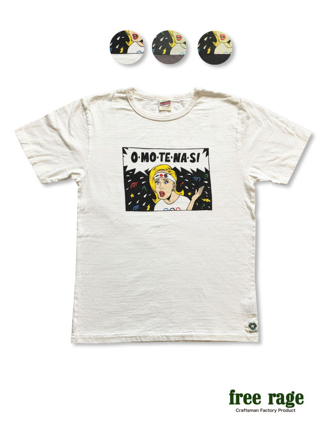 "OMOTENASI" リサイクルコットンTee