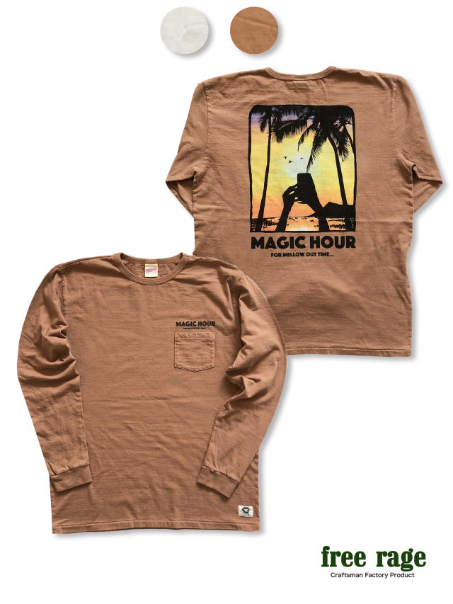 "MAGIC HOUR" リサイクルコットンロンTee