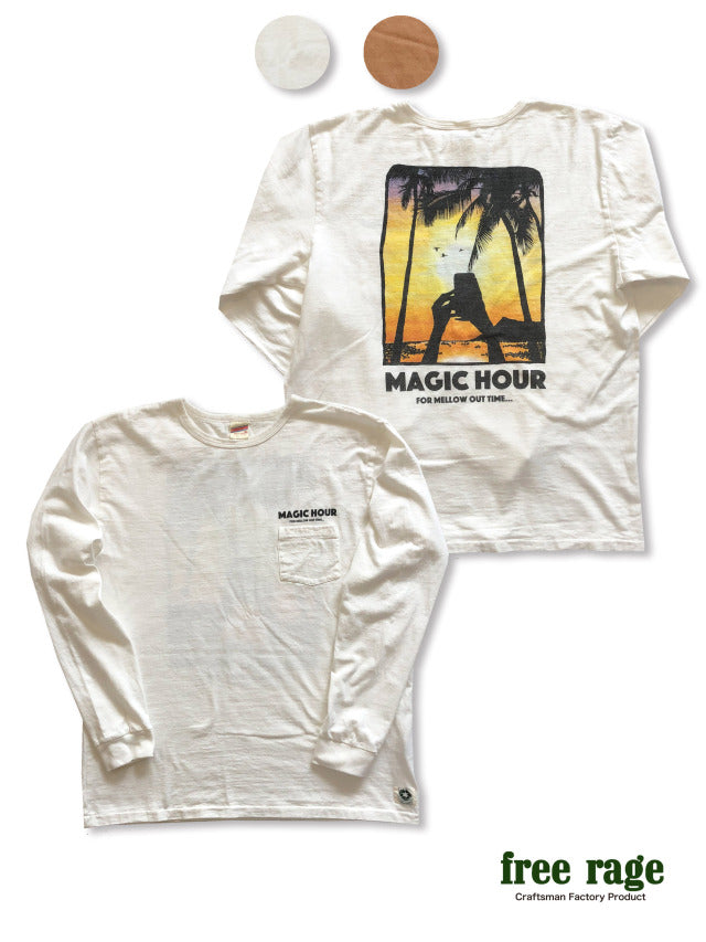 "MAGIC HOUR" リサイクルコットンロンTee