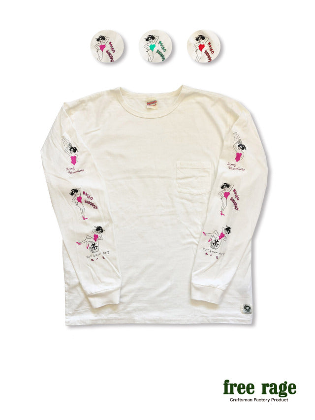 "舞妓" リサイクルコットンロンTee