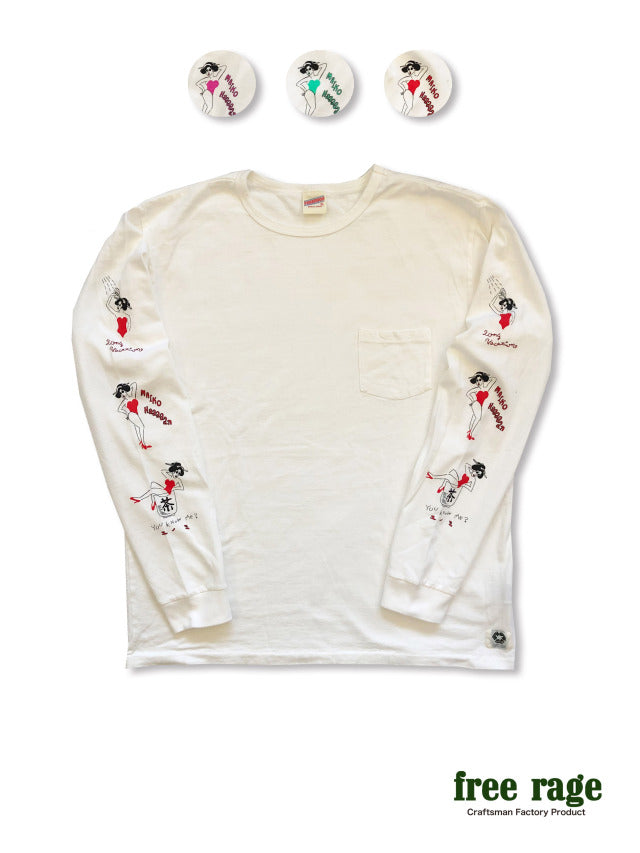 "舞妓" リサイクルコットンロンTee