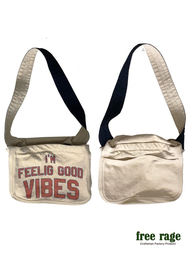 "GOOD VIBES" ニュースペーパーバッグ