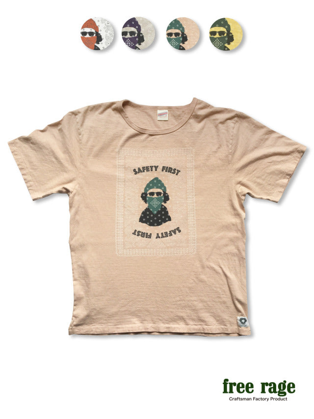 "SAFETYFIRST" リサイクルコットンTee