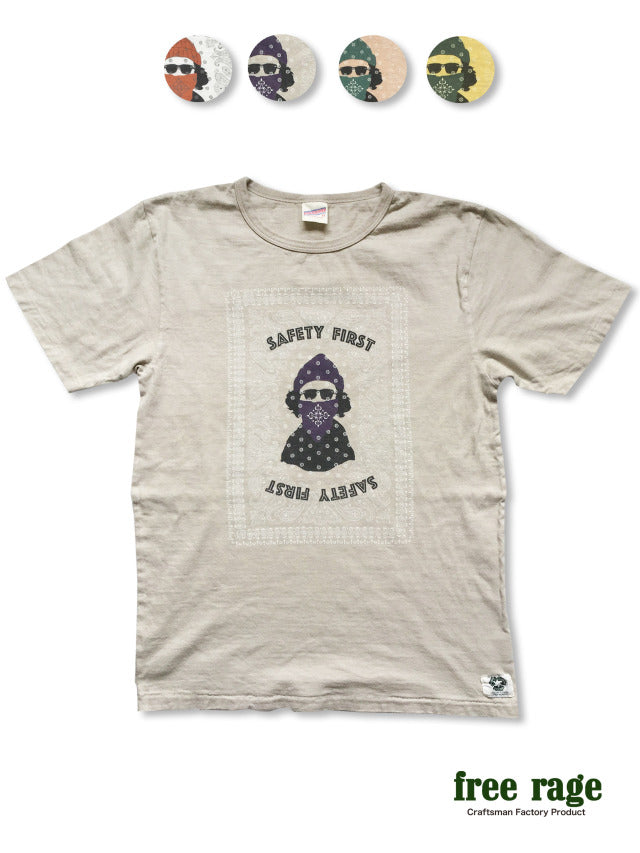"SAFETYFIRST" リサイクルコットンTee
