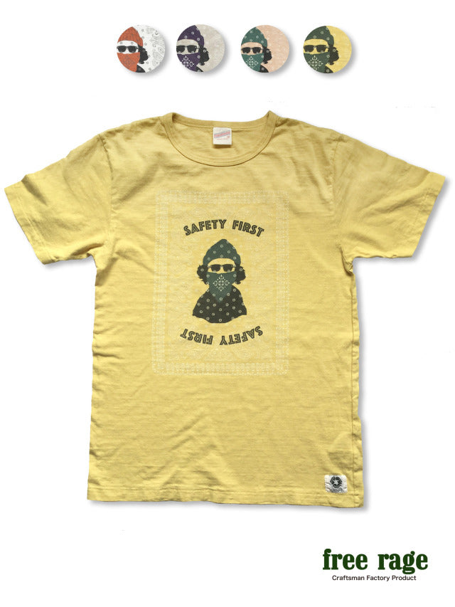 "SAFETYFIRST" リサイクルコットンTee