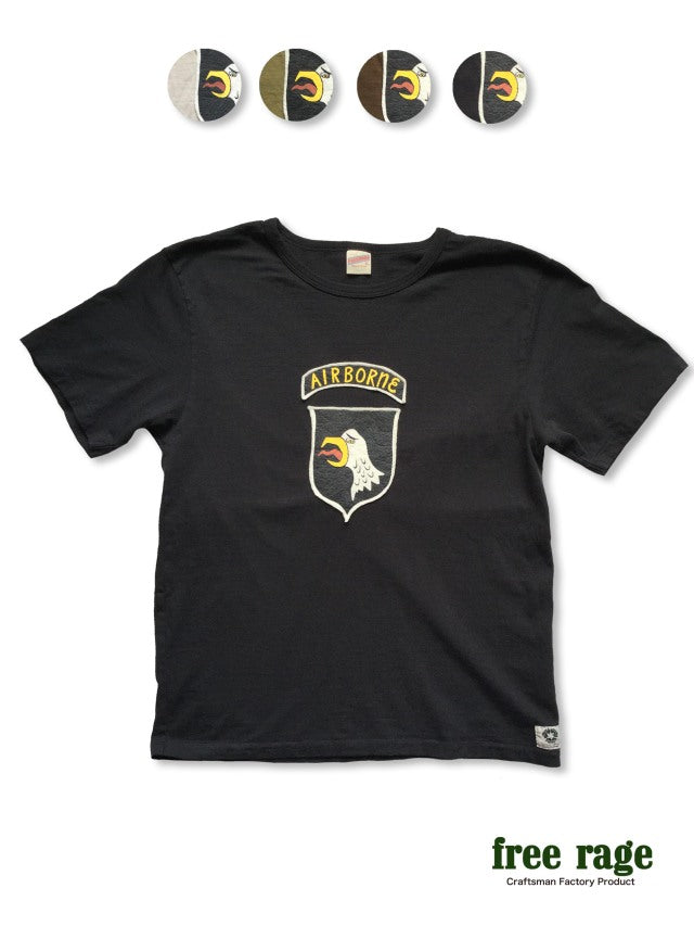 "AIR BORNE" リサイクルコットンTee