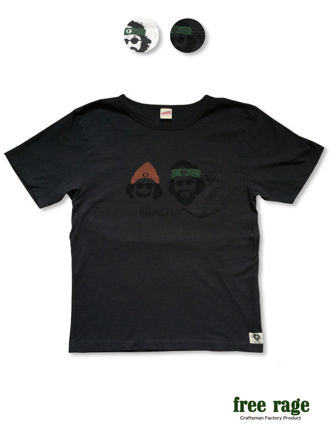 "WILD&FREE" リサイクルコットンポケットTee