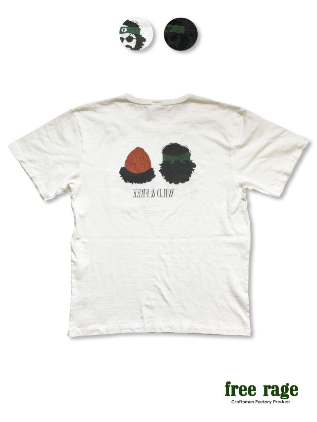 "WILD&FREE" リサイクルコットンポケットTee