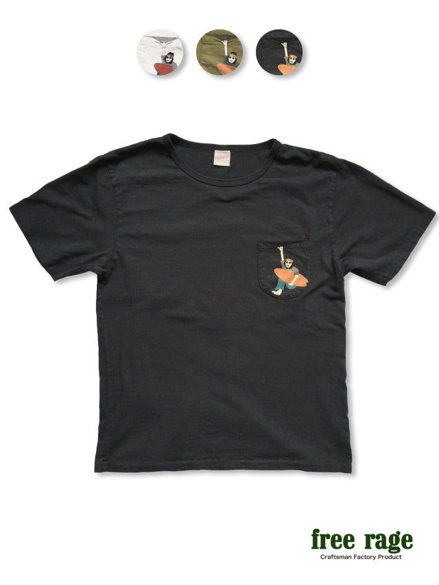 "Frank" リサイクルコットンポケットTee