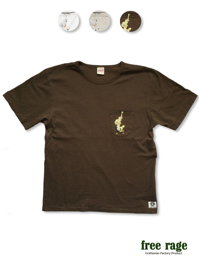 "Rachel" リサイクルコットンポケットTee