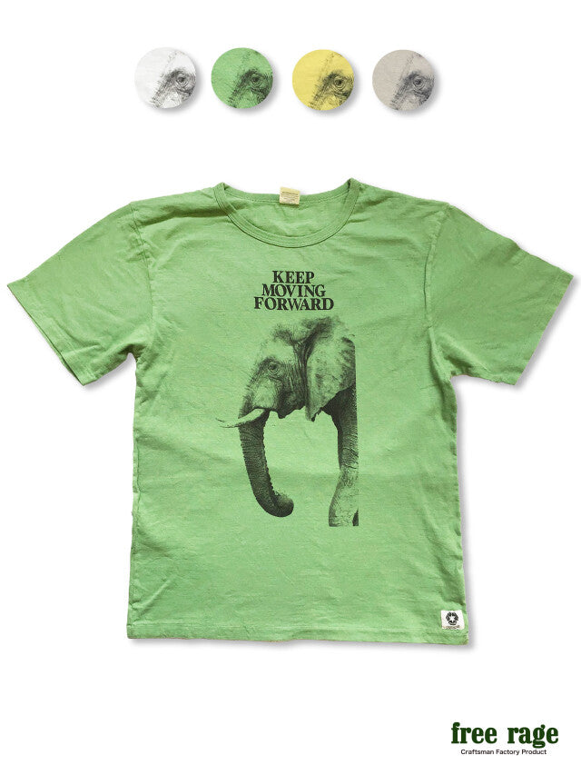 "KEEP MOVING FORWAD" リサイクルコットンTee