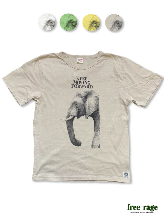 "KEEP MOVING FORWAD" リサイクルコットンTee