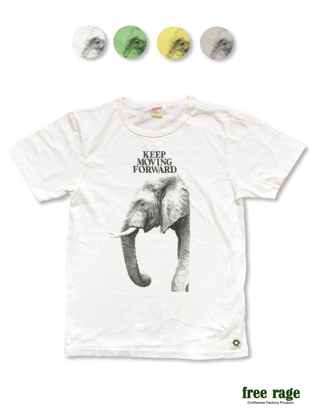 "KEEP MOVING FORWAD" リサイクルコットンTee