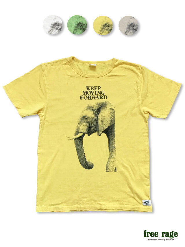 "KEEP MOVING FORWAD" リサイクルコットンTee