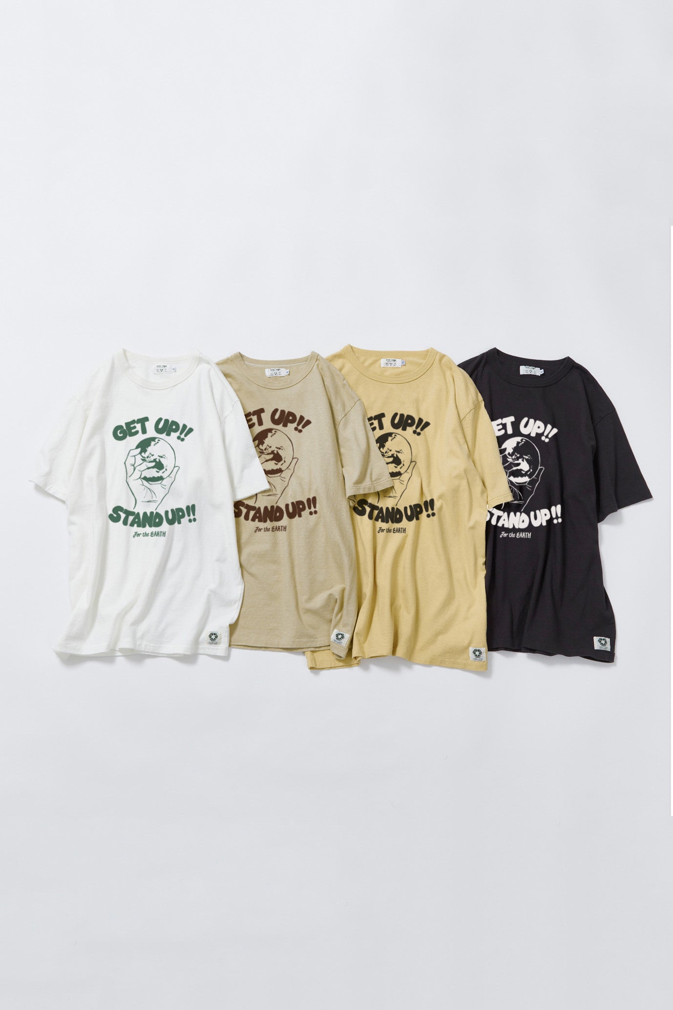 "For The Earth" リサイクルコットンTee