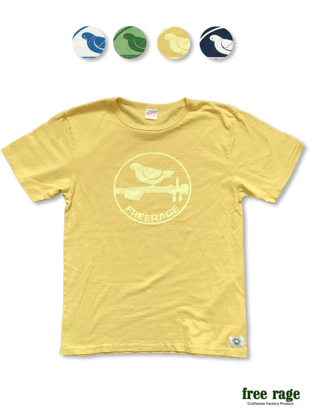 "Music Pigeon" リサイクルコットンTee