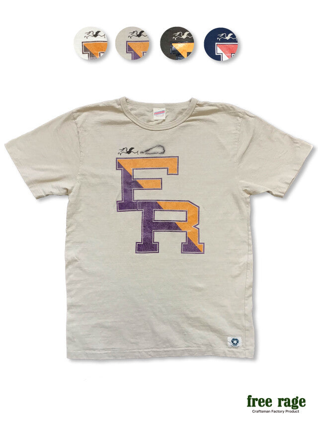 "FR College" リサイクルコットンTee