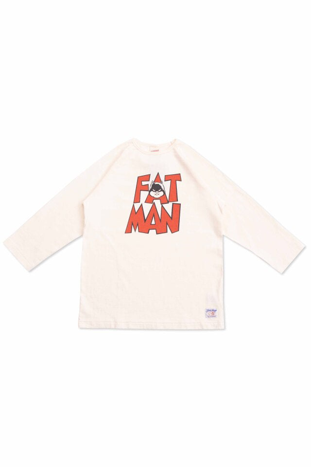 "FAT MAN CM" ラグラン七部袖Tee